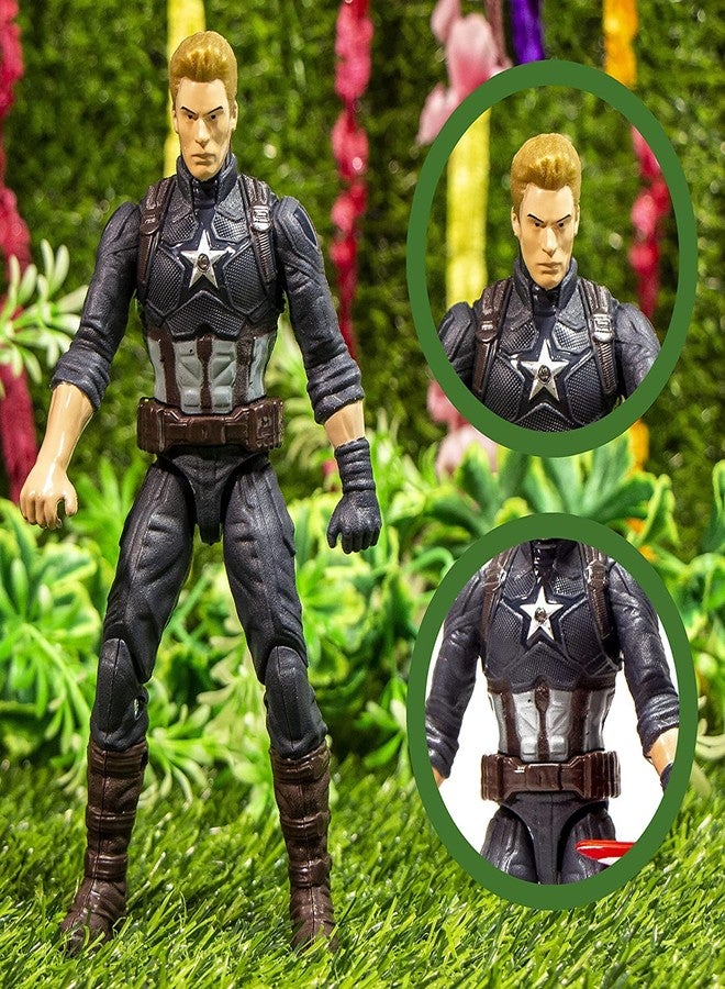 Kiddily Avenger Action Hero Figure Model Toy for Home Decors, Office Desk and Study Table (Captain America) - Image 5